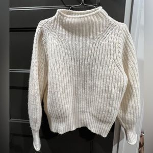 Madewell white sweater